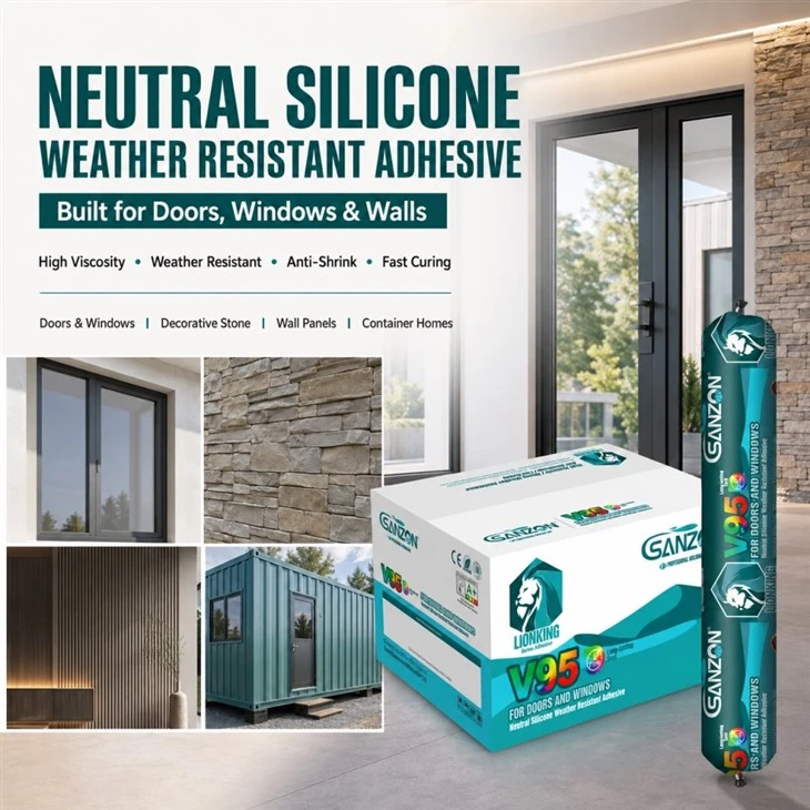 Construction Grade Silicone Sealant For Concrete And Masonry Joints